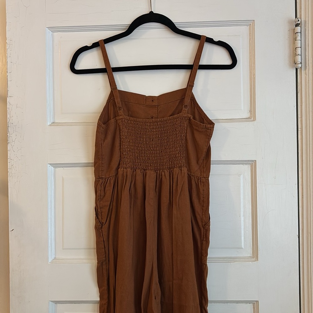 Linen-blend jumpsuit - Picture 4 of 5